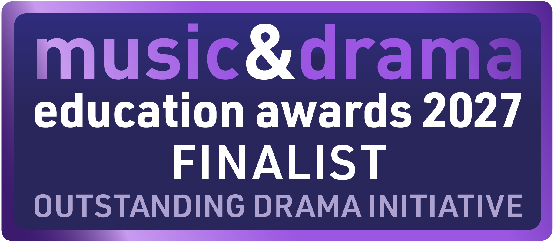mdea logo 2027 finalist categories outstanding drama initiative