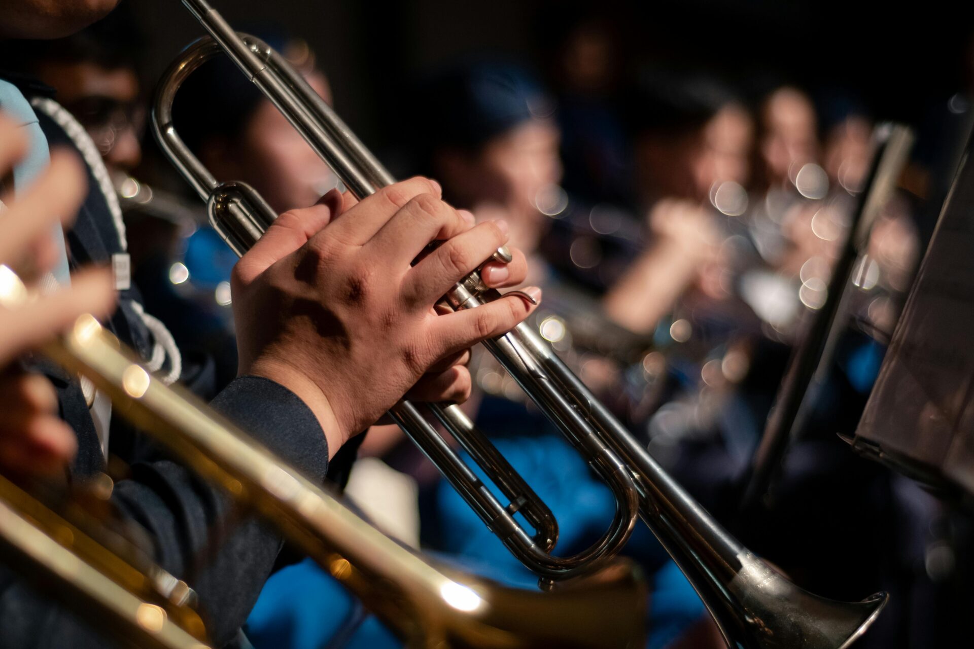 image of music instruments being played